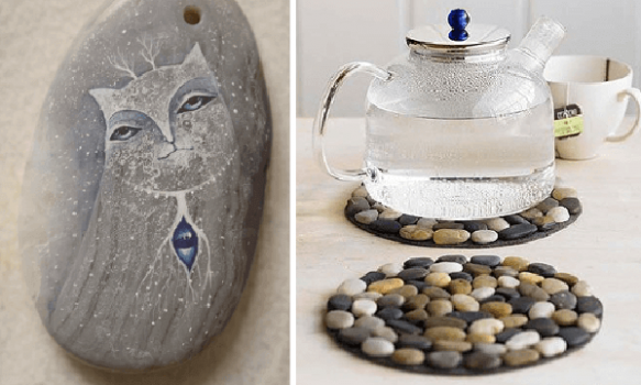 Creatividad con piedras