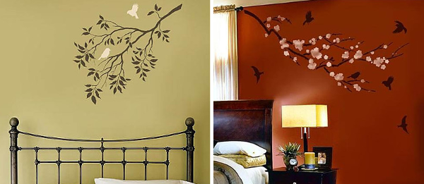 Diseños de aves para decorar paredes