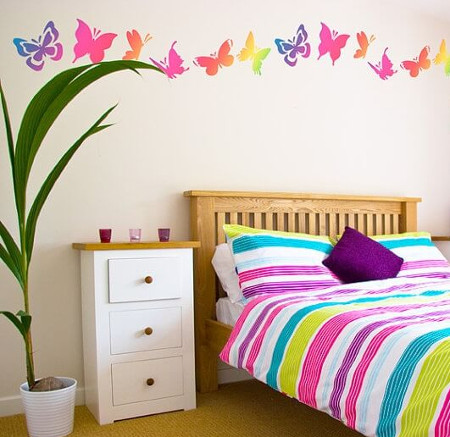 Mariposas para decorar las paredes