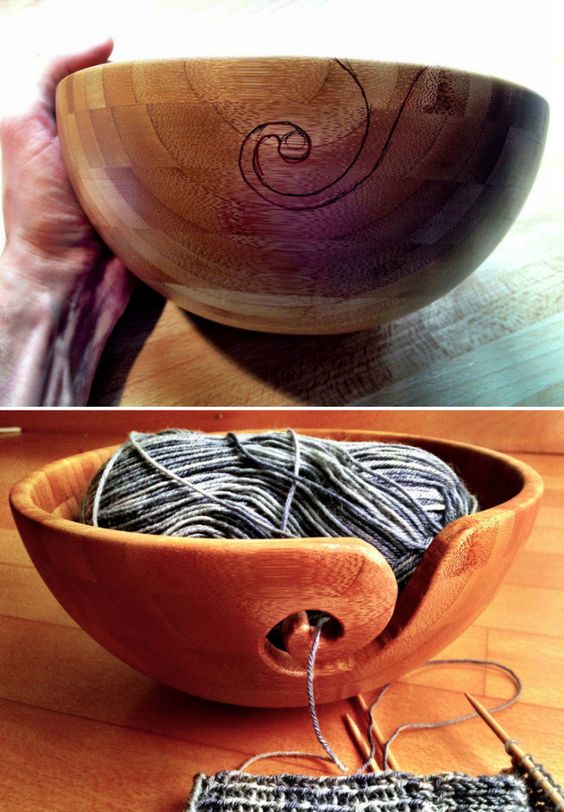Trucos para tejer dispensador de lana artesanal